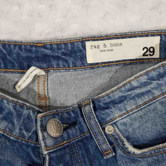 Rag and Bone Alex High Rise Straight Jean - Picture 8 of 10